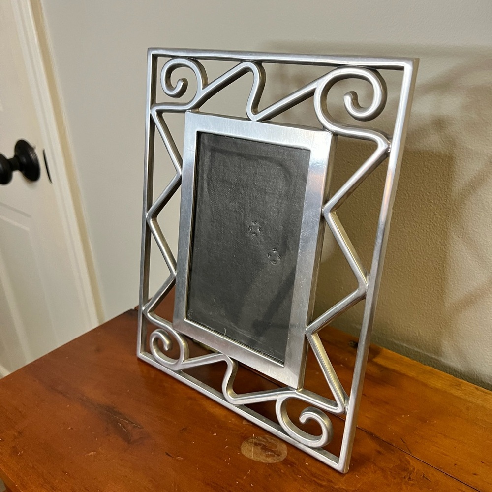 Silver frame 3.5 x 5.5 contemporary